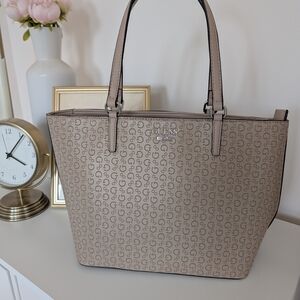 GUESS Beige Tote Bag
